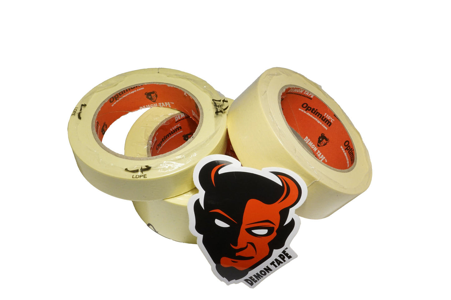 DEMON TAPE OPTIMUM 110°C Maskavimo/Apklijavimo Juosta | COLORIQ